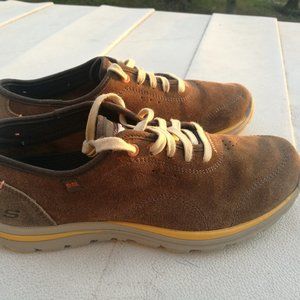 Skechers Relaxed Fit Memory Foam Lace Up Shoe